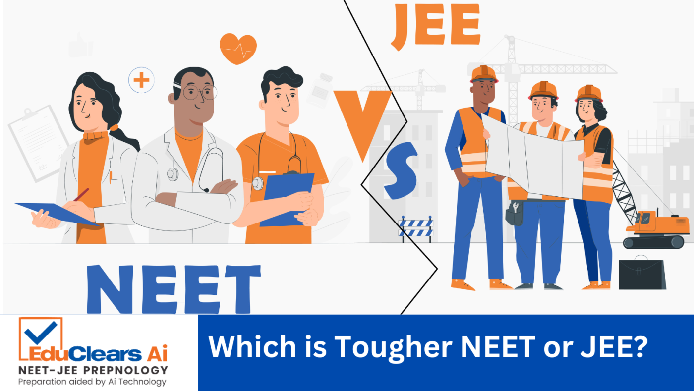 Which is tougher NEET or JEE?