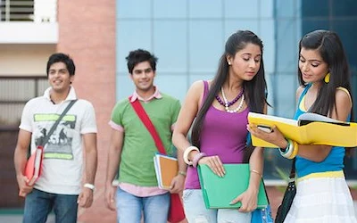 Group of college student